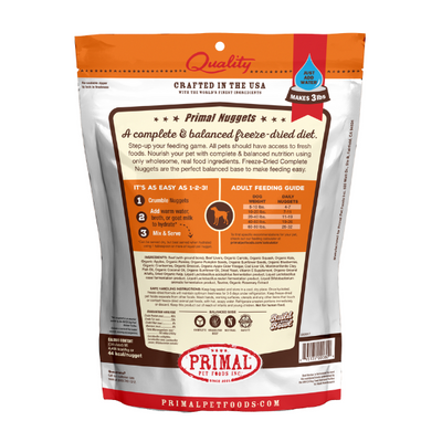 Primal Canine Beef Freeze-Dried Formula